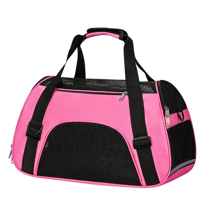 Sac de transport pour chat et chien respirant pliable