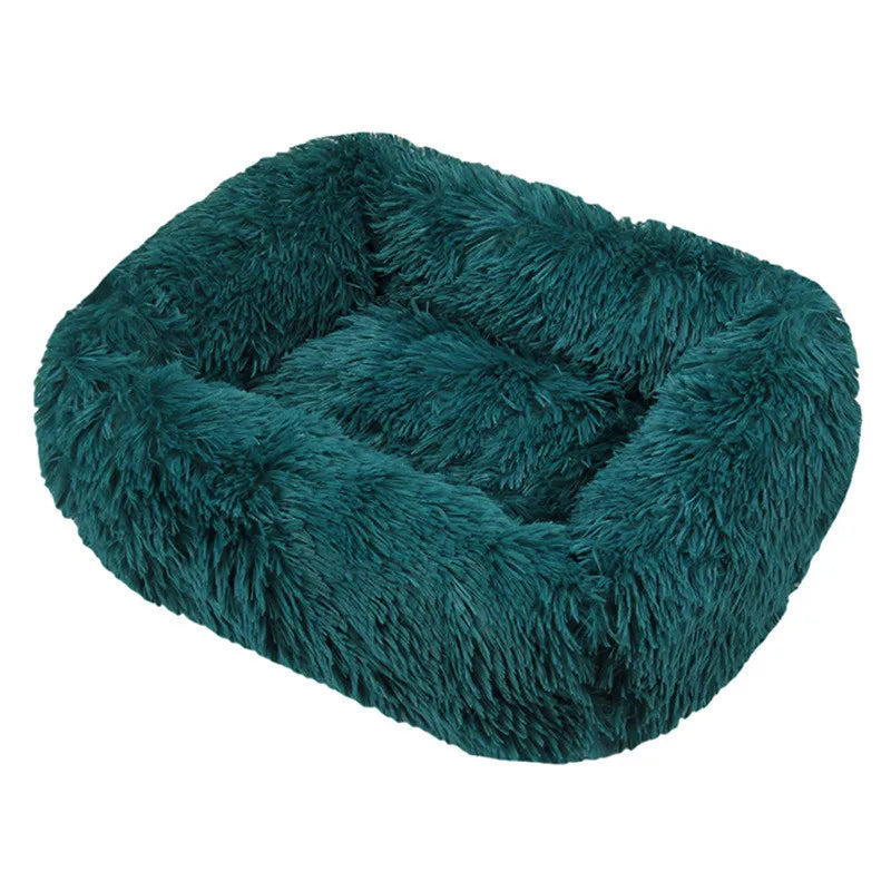 Lit pour chien carré – Peluche lavable
