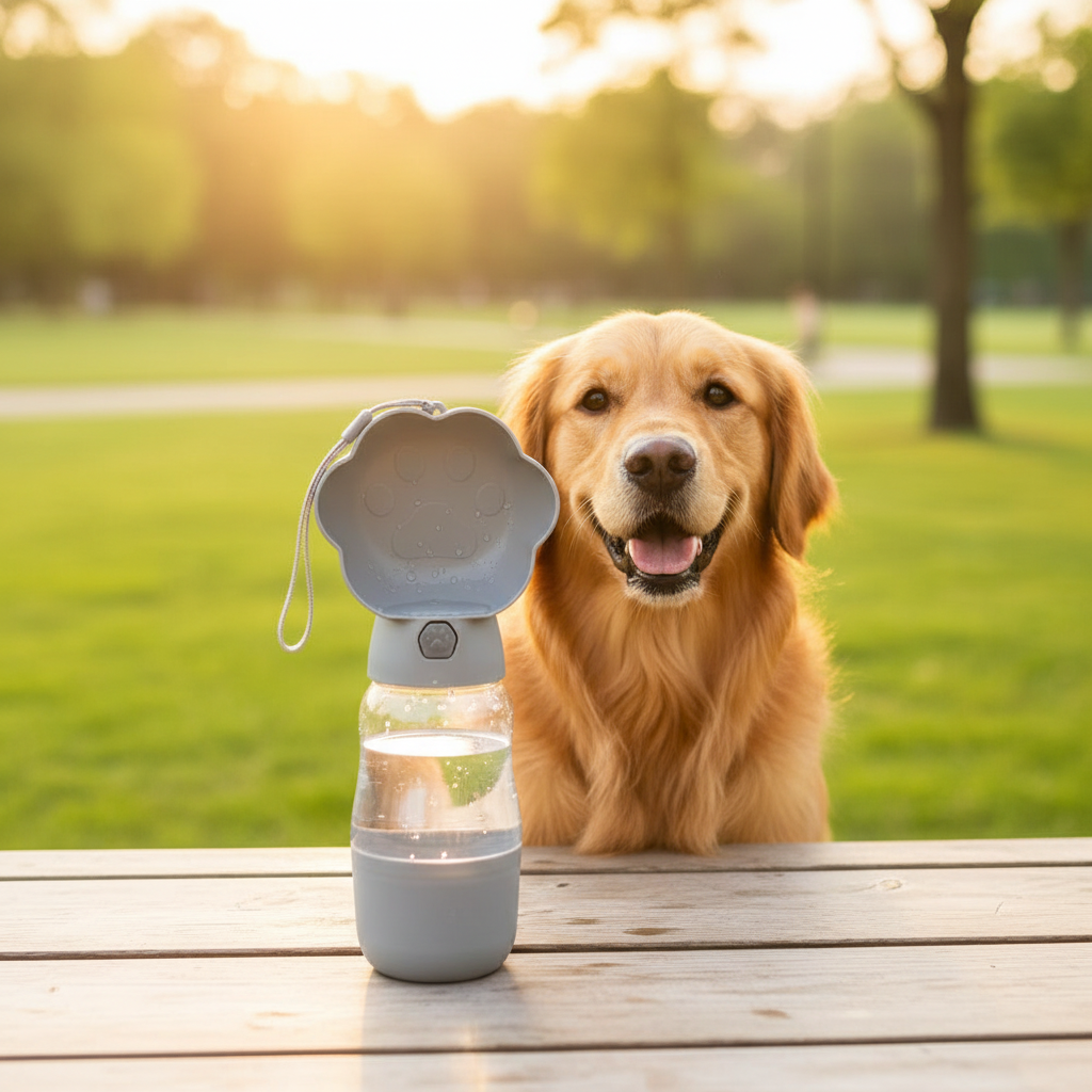 Gourde portable pour chien et chat – 380 ml, 530 ml ou 2-en-1