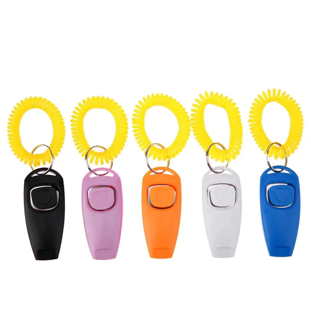 Clicker de dressage pour chien et chat – Sifflet d'entraînement avec bracelet