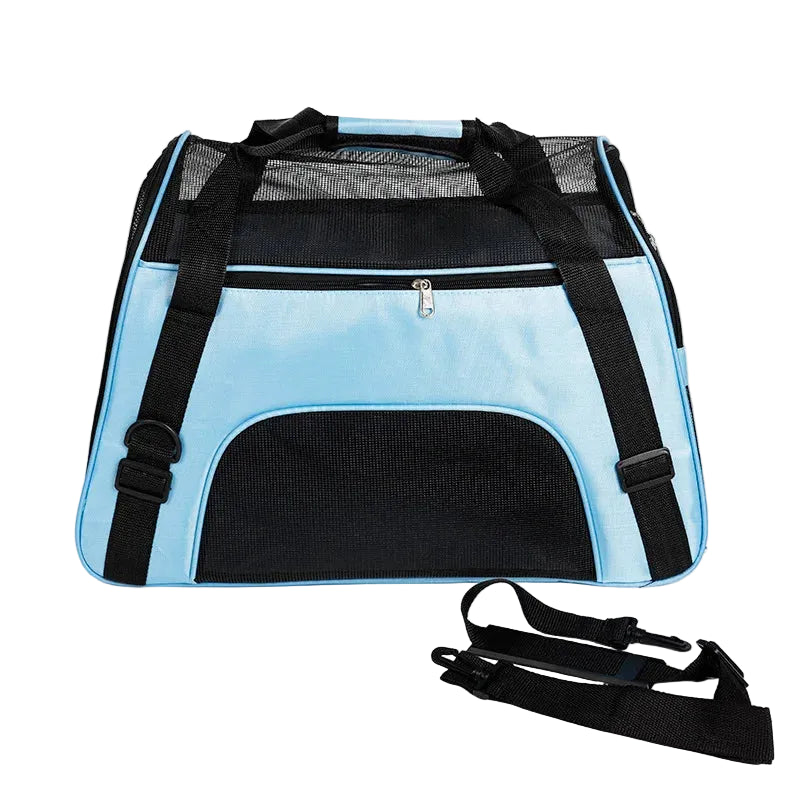 Sac de transport pour chat et chien respirant pliable