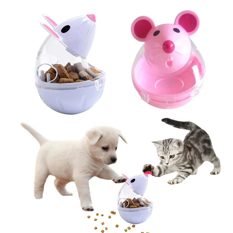 Souris distributrice de croquettes pour chat