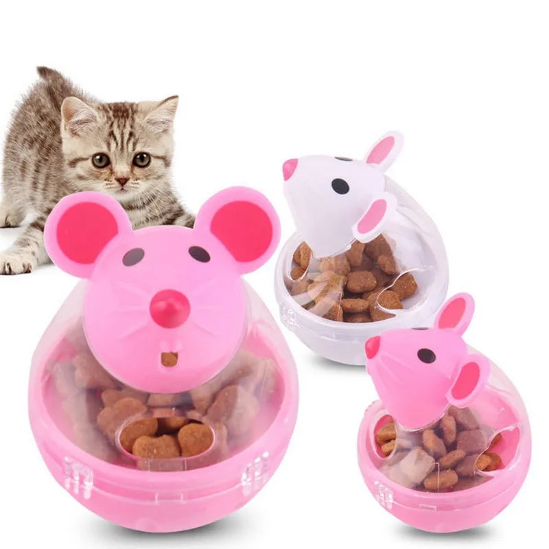 Souris distributrice de croquettes pour chat