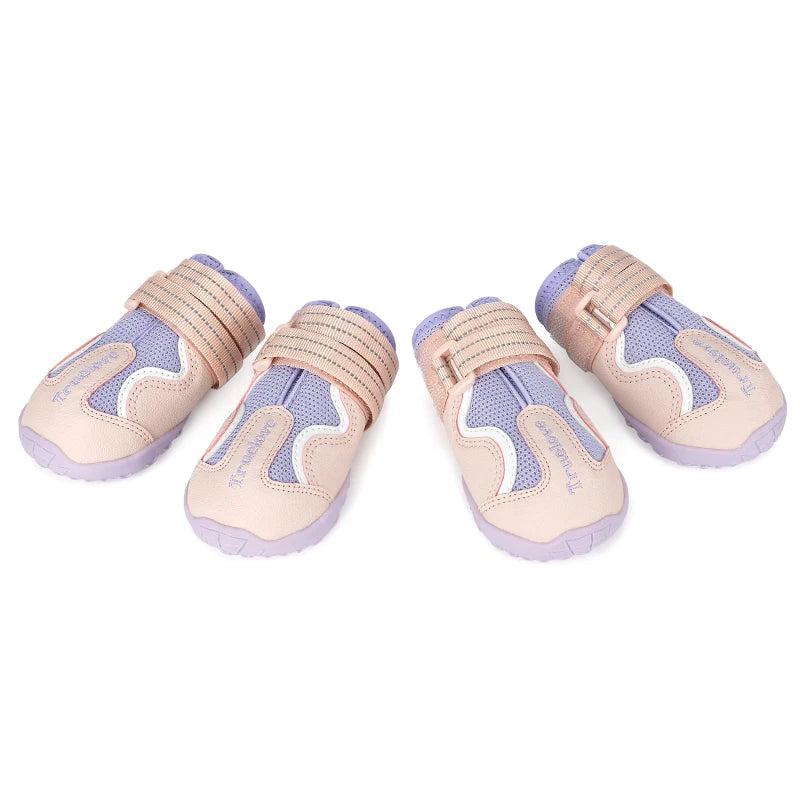 Chaussures respirantes pour chien semelle TPR flexible – 4 pièces