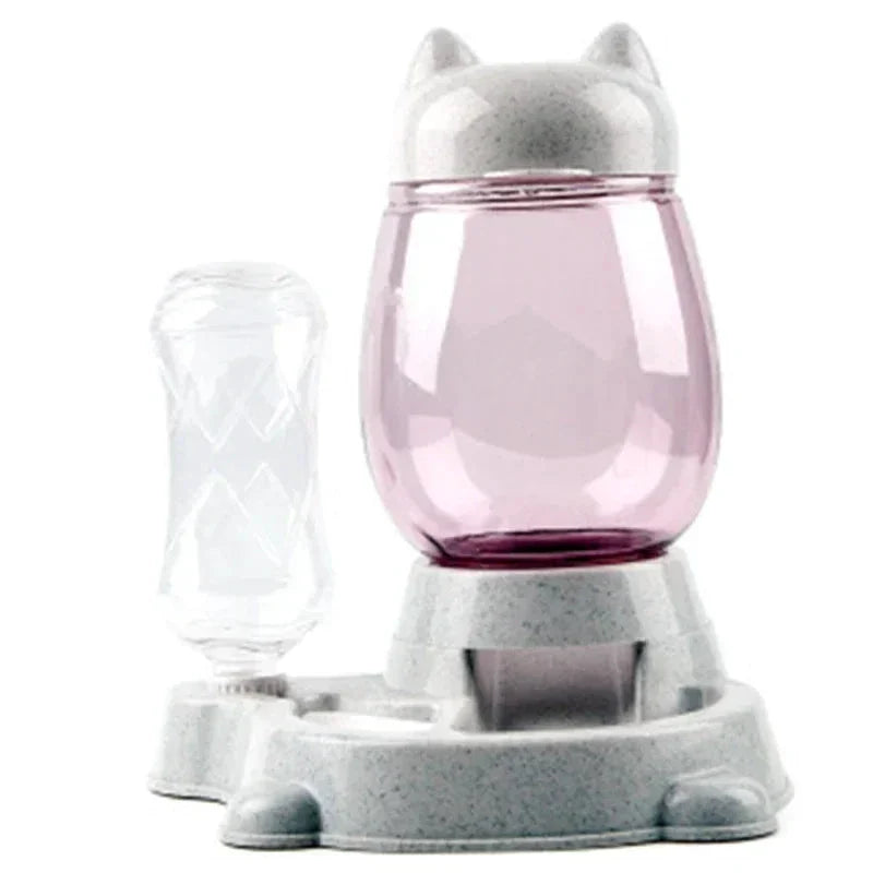 Distributeur automatique pour chat – Double réservoir gravitaire
