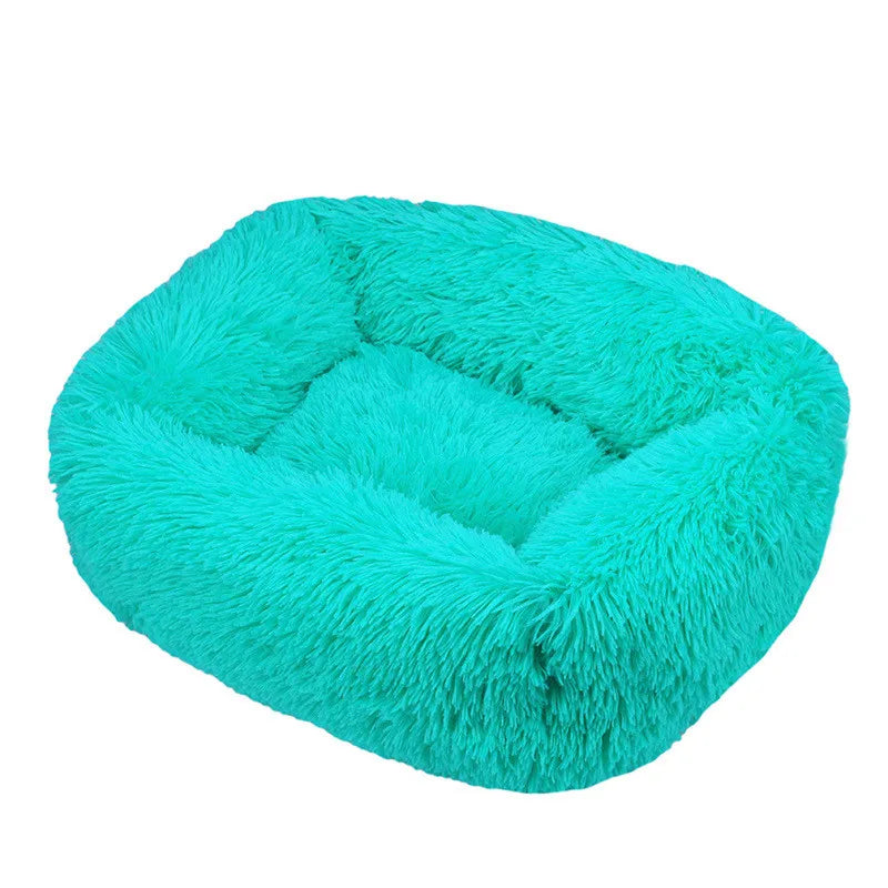 Lit pour chien carré – Peluche lavable