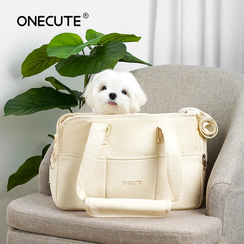 Sac de transport pour petit chien – Bandoulière coton
