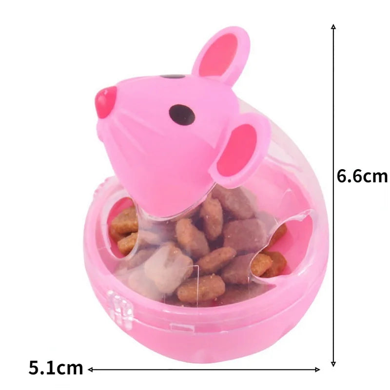 Souris distributrice de croquettes pour chat