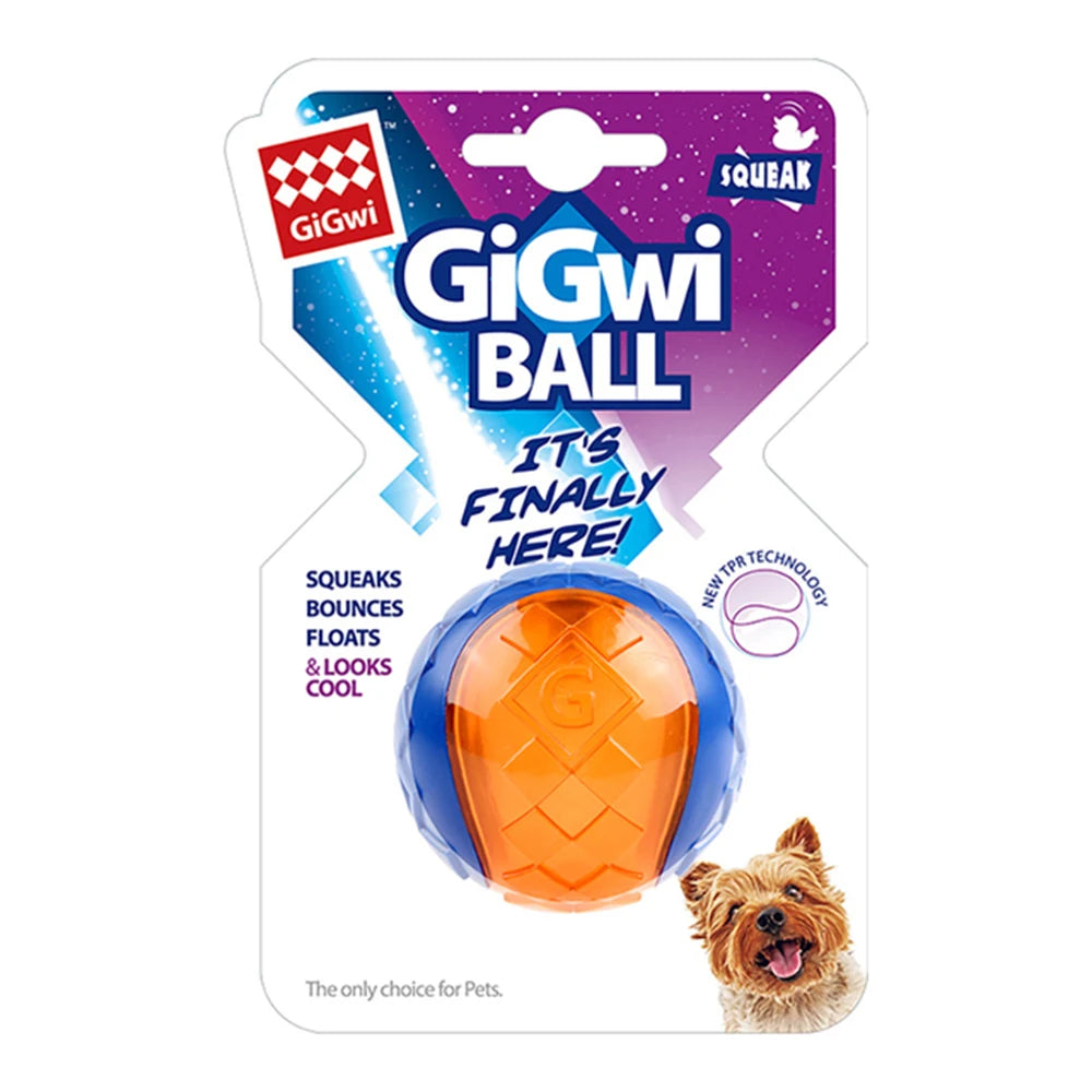 Balle sonore en caoutchouc pour chien – 5, 6 ou 7 cm – vue 8 | MonPluto