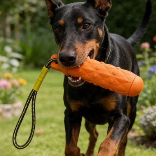 Bâton à mordre avec corde – Grand chien – vue 2 | MonPluto