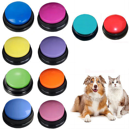 Boutons enregistrables pour chien – 30 secondes | MonPluto