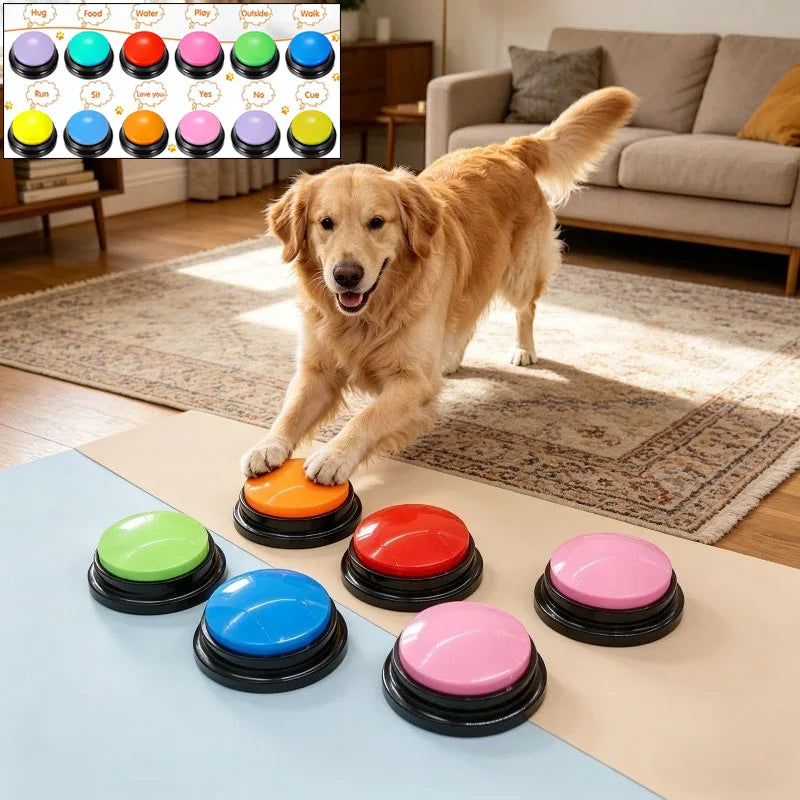 Boutons enregistrables pour chien – 30 secondes – vue 3 | MonPluto