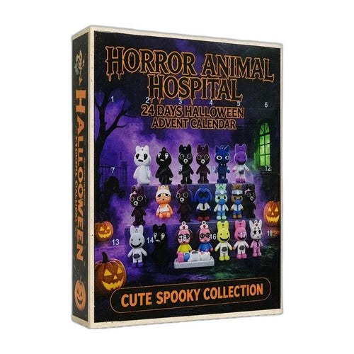 Packshot – Calendrier Halloween clinique vétérinaire hantée – 24 jours