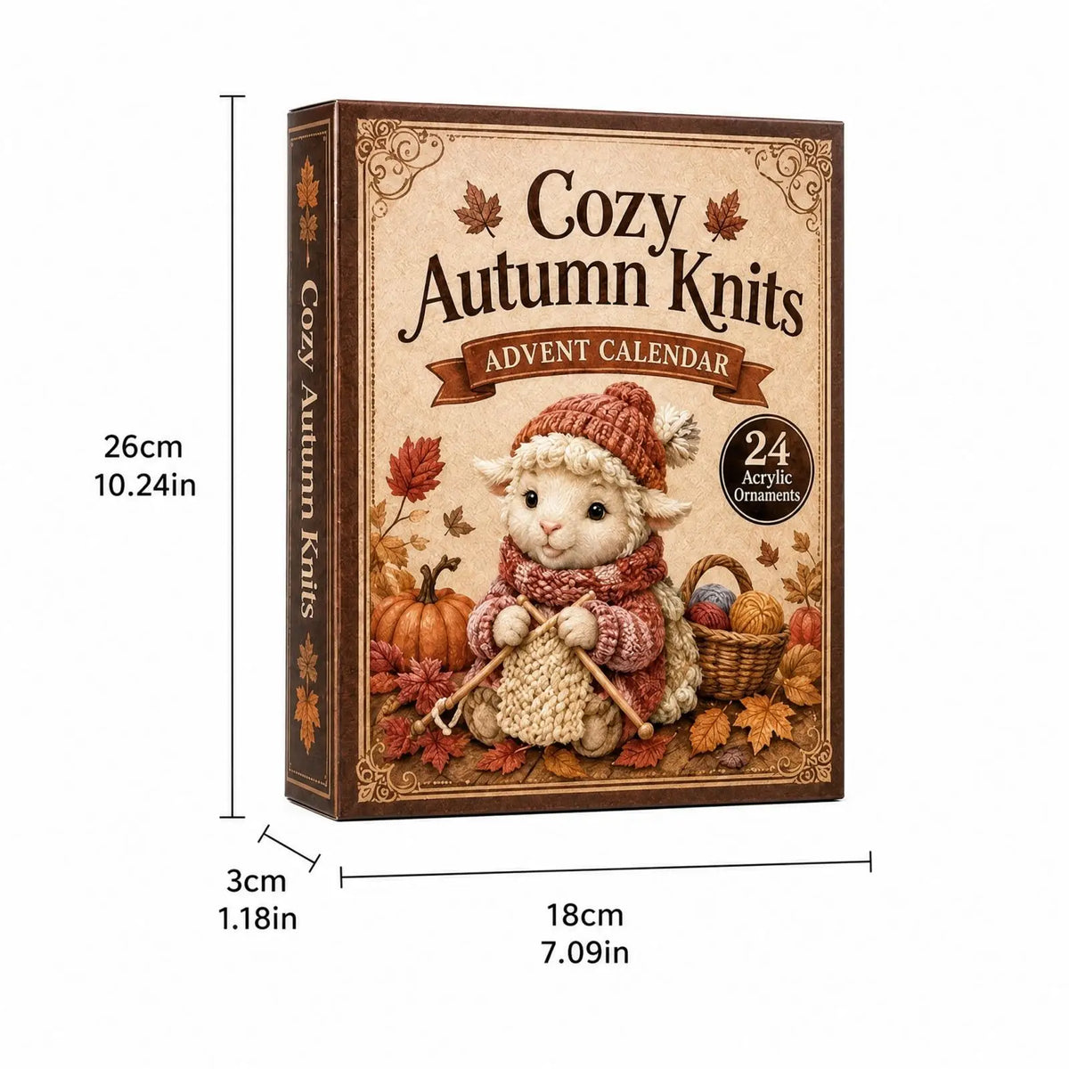 Calendrier de l'Avent animaux tricoteurs – 24 décorations – vue 4 | MonPluto