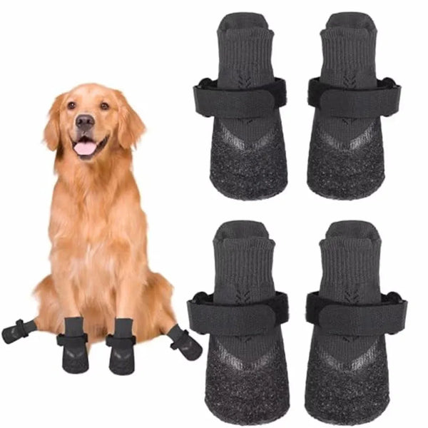 Chaussures pour chien – Lot de 4, semelle antidérapante | MonPluto