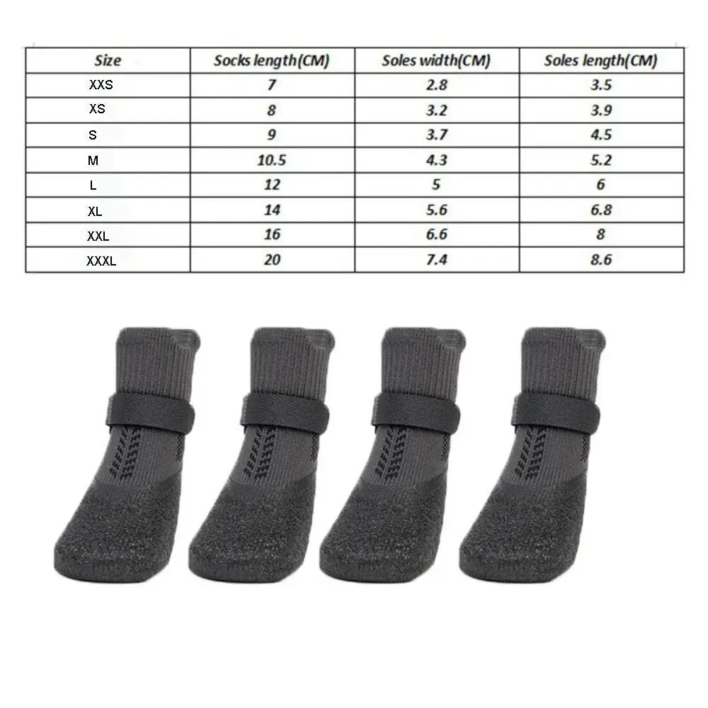 Chaussures pour chien – Lot de 4, semelle antidérapante – vue 5 | MonPluto