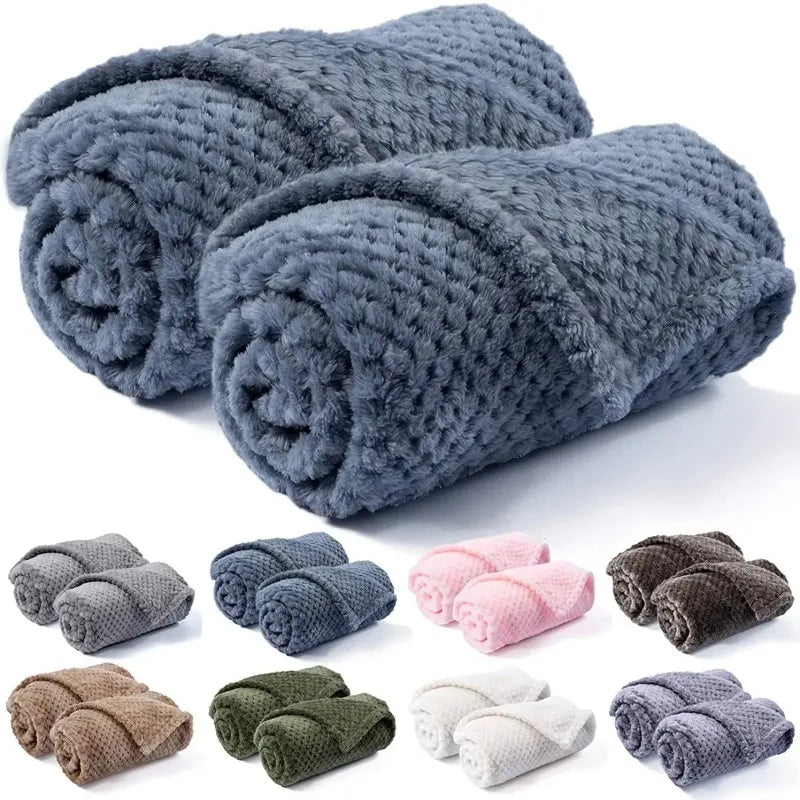 Couverture polaire gaufrée chien et chat – 5 coloris | MonPluto