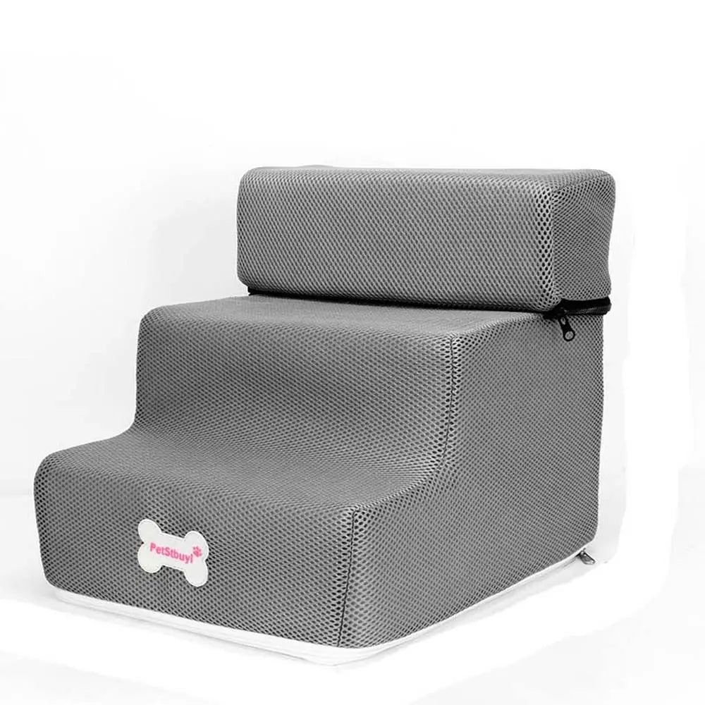 Escalier en mousse pour chien et chat – 2 ou 3 marches – vue 10 | MonPluto