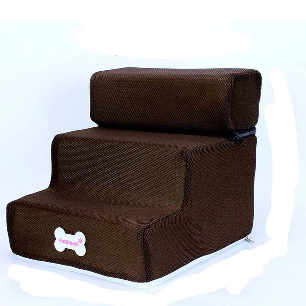 Escalier en mousse pour chien et chat – 2 ou 3 marches – vue 12 | MonPluto