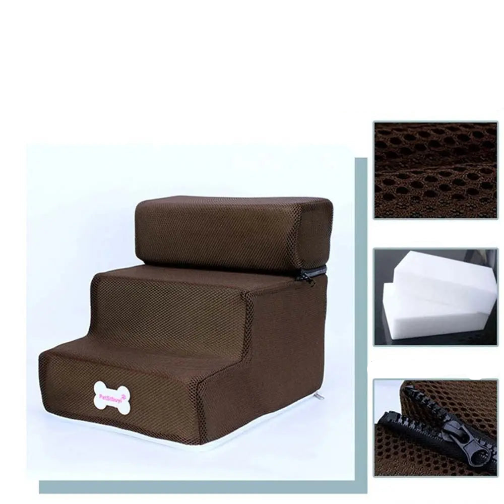 Escalier en mousse pour chien et chat – 2 ou 3 marches – vue 4 | MonPluto