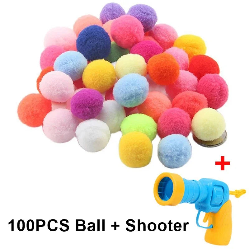 Lanceur de balles pour chat – 30 ou 100 balles – vue 4 | MonPluto