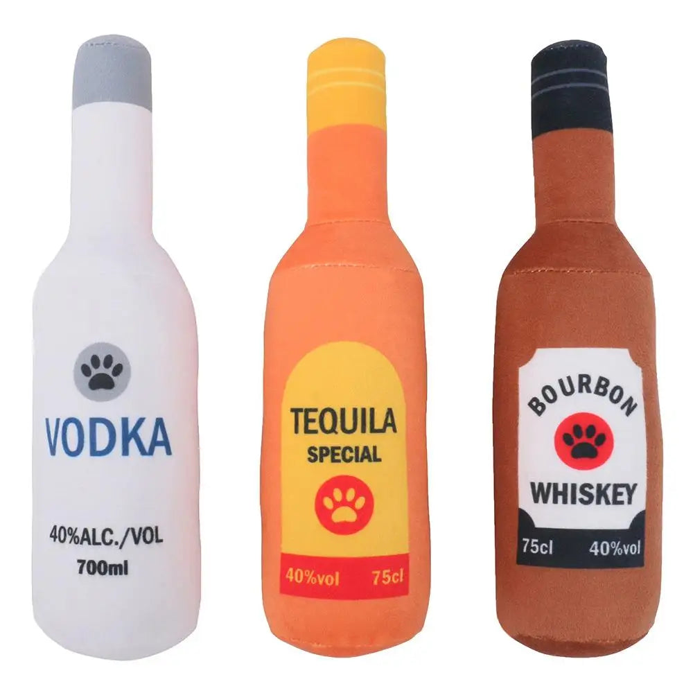 Peluche couineuse pour chien – Bouteille – vue 5 | MonPluto