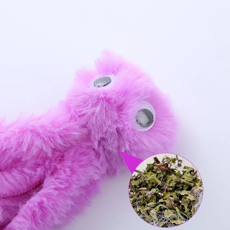 Peluche pieuvre à la cataire pour chat – vue 4 | MonPluto