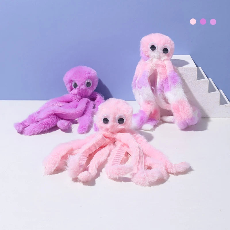 Peluche pieuvre à la cataire pour chat – vue 5 | MonPluto