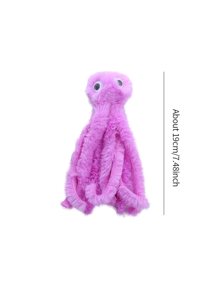 Peluche pieuvre à la cataire pour chat – vue 6 | MonPluto