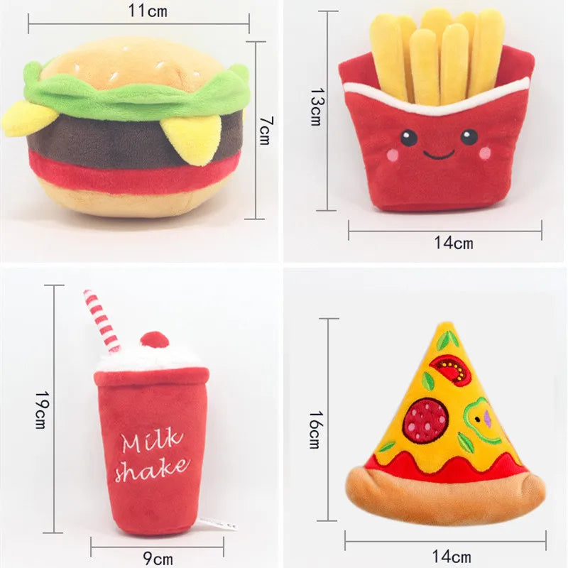 Peluches couineuses pour chien – Fast-food – vue 5 | MonPluto