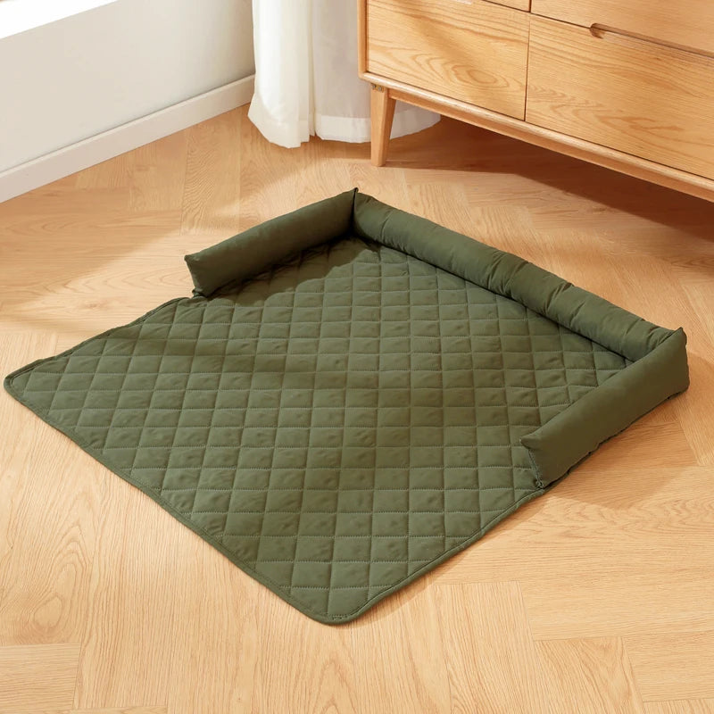 Protège-canapé pour chien avec traversin – 75 × 75 cm – vue 3 | MonPluto