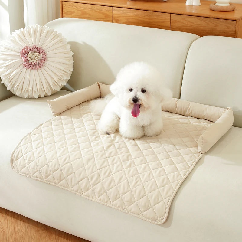 Protège-canapé pour chien avec traversin – 75 × 75 cm – vue 8 | MonPluto