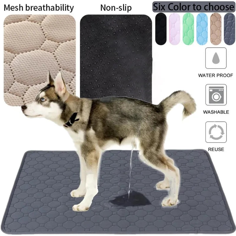 Tapis de propreté lavable chien – Imperméable, 5 tailles | MonPluto