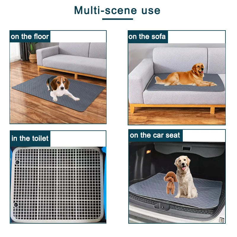 Tapis de propreté lavable chien – Imperméable, 5 tailles – vue 4 | MonPluto