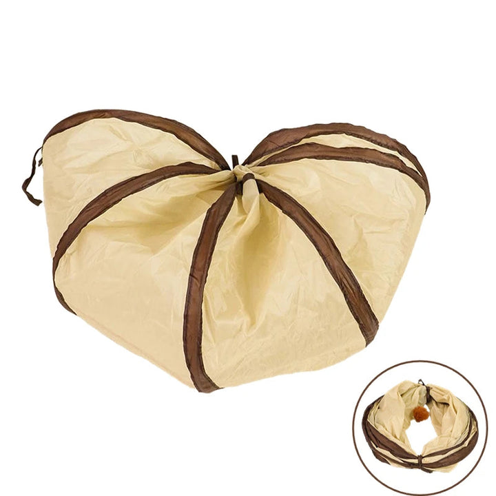 Tunnel de jeu pliable pour chat – 4 formes | MonPluto